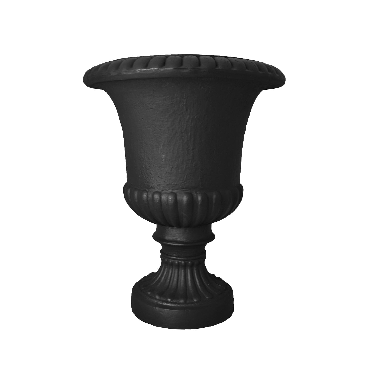 large urn plant pots Tusco Products 22 in. Urn Planter, Black