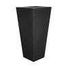 Black Cosmopolitan Planter - Tall Square