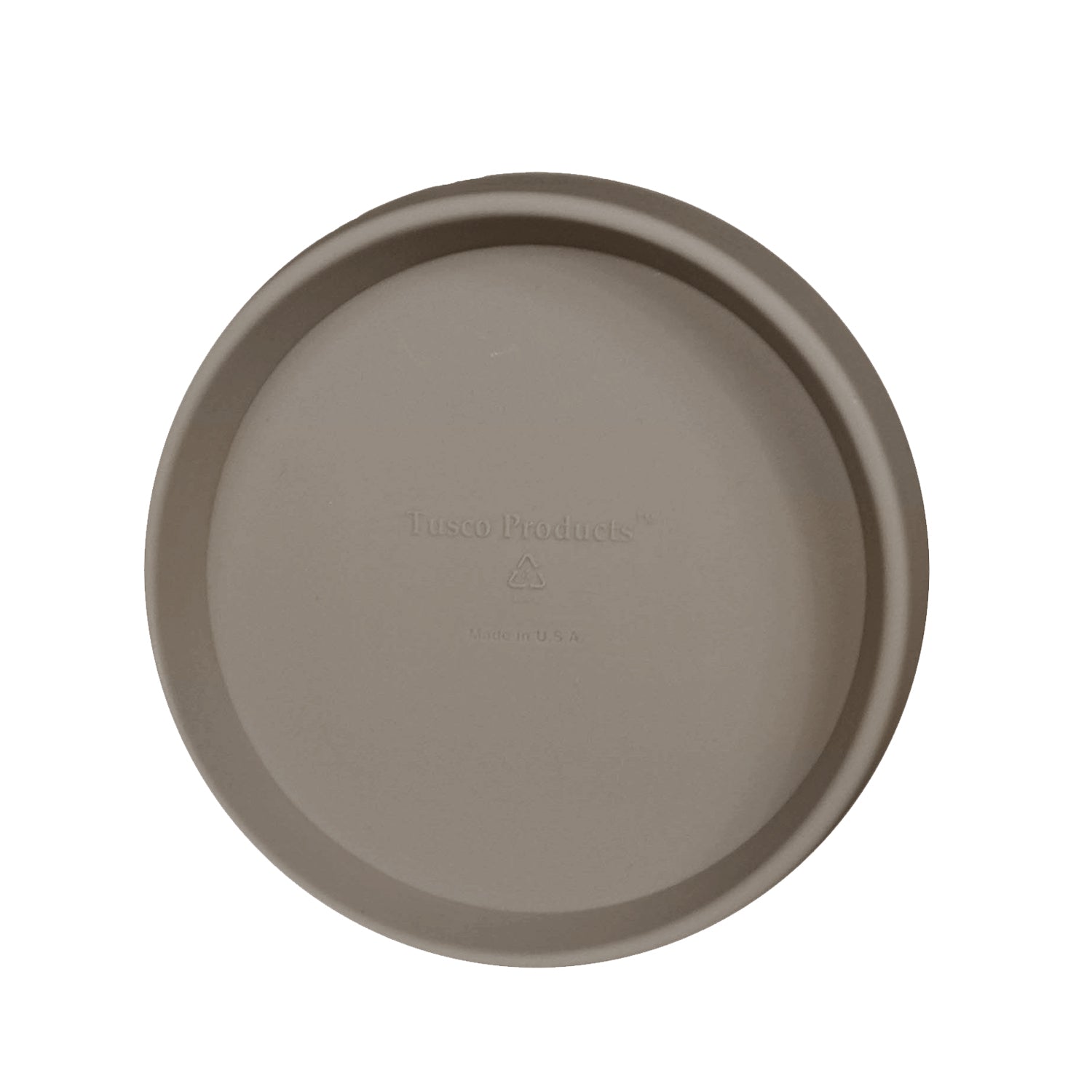 round plant pot saucers Tusco Products Round Saucer Planter Tray, 12-inch, Safari