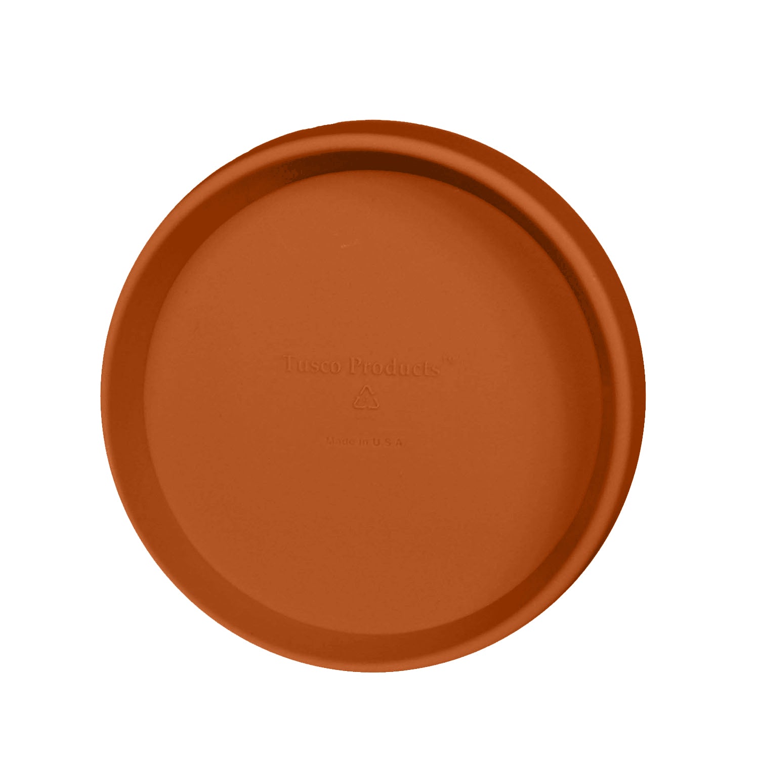 round plastic planter trays Tusco Products Tr30tc Round Saucer, 30-Inch Diameter, Terra Cotta