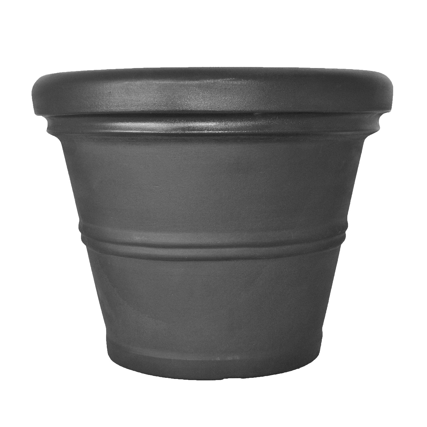 Slate Rolled Rim Planter