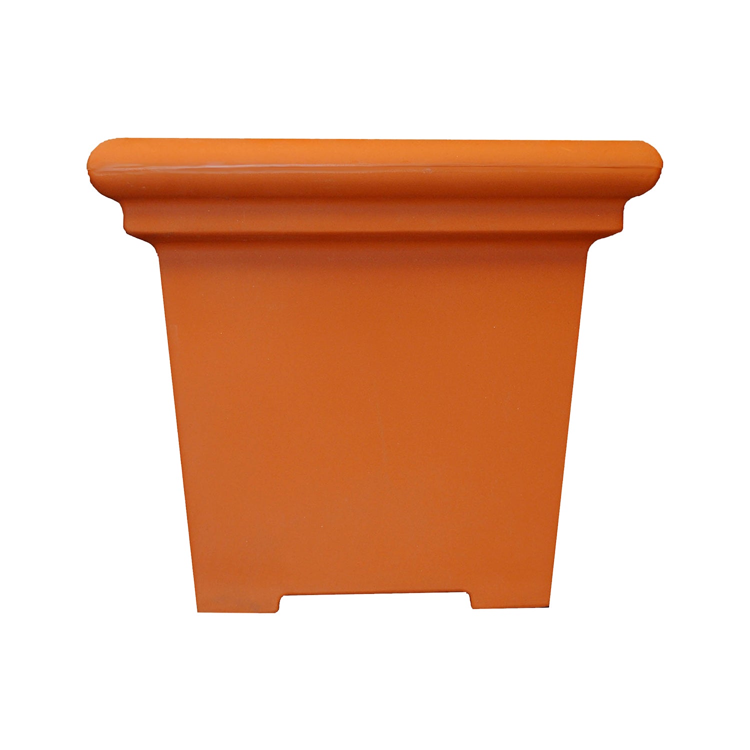 terracotta plastic planter Tusco Products SQ20TC Classic Square Garden Planter, 20-Inch, Terra Cotta