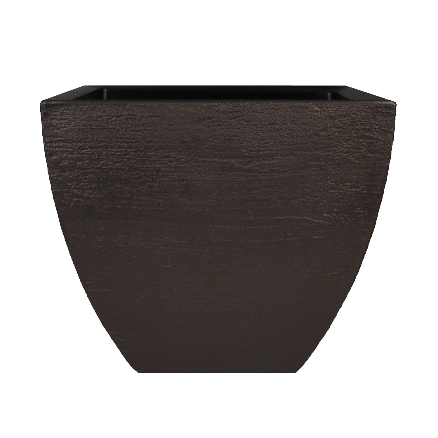 Short Square Textured Modern | Garden Planter - Tusco Products