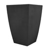 Black Modern Planter - Tall Square