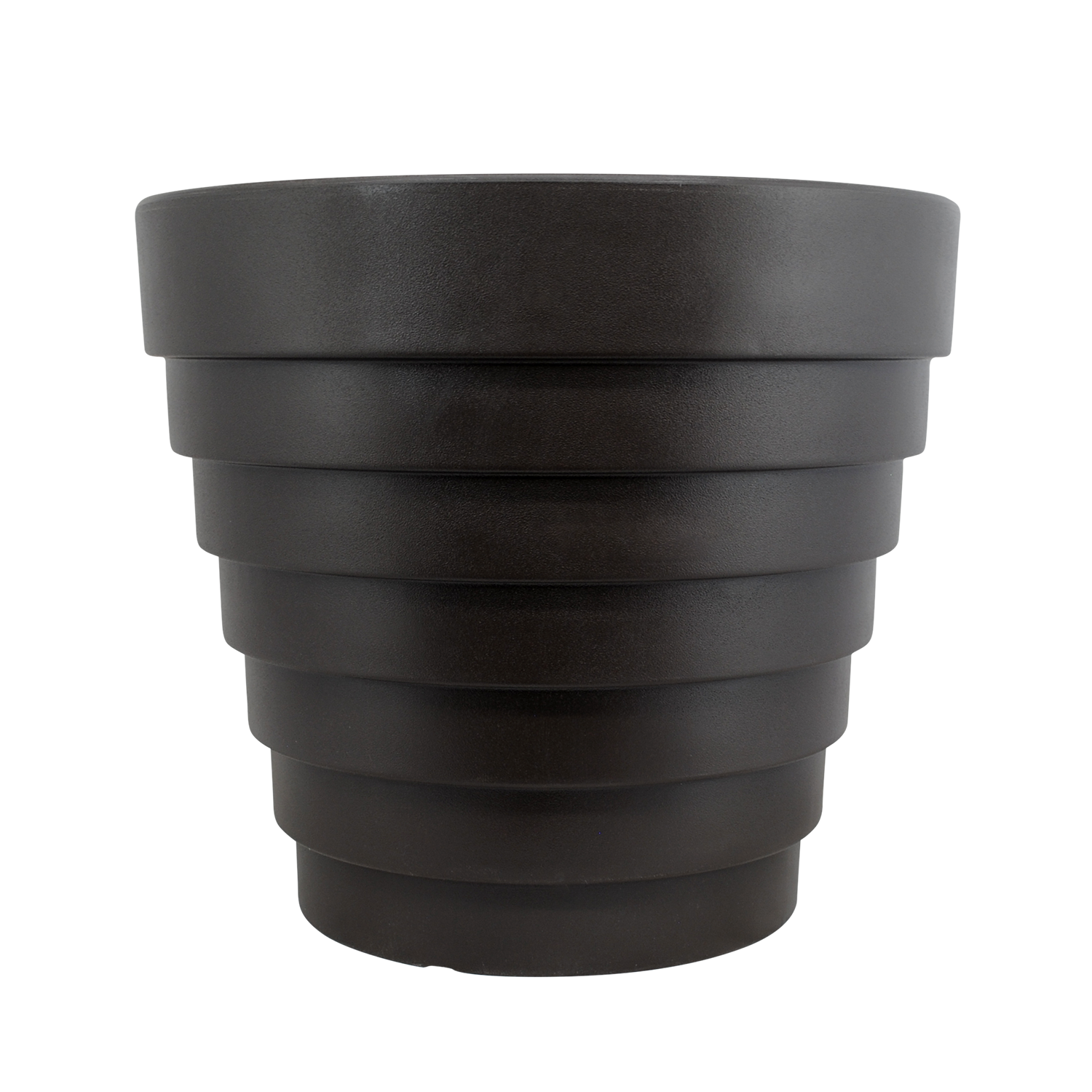 plant bowl plastic Tusco Products Variegated Planter, 30-Inch, Espresso