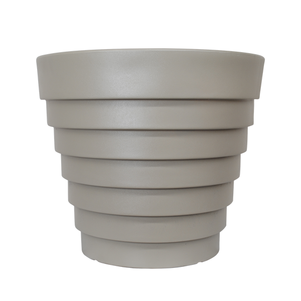 plastic planter white Tusco Products Variegated Planter, 30-Inch, Espresso